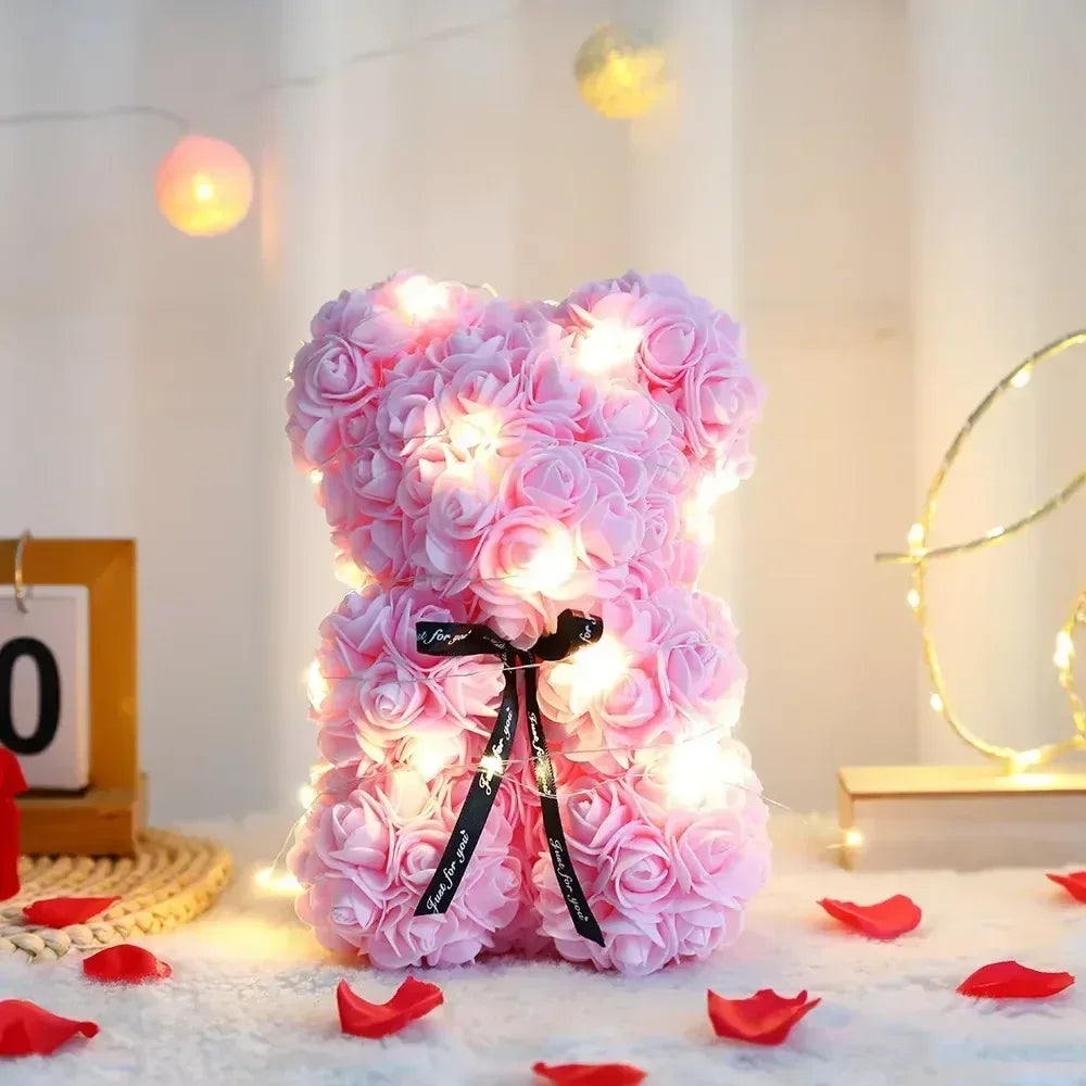 Rose Bear Gift- Perfect for Special Occasions - Everbrace