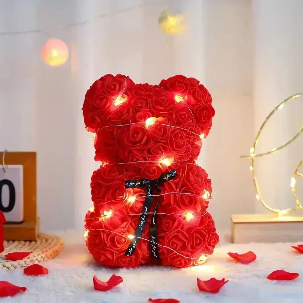 Rose Bear Gift- Perfect for Special Occasions - Everbrace