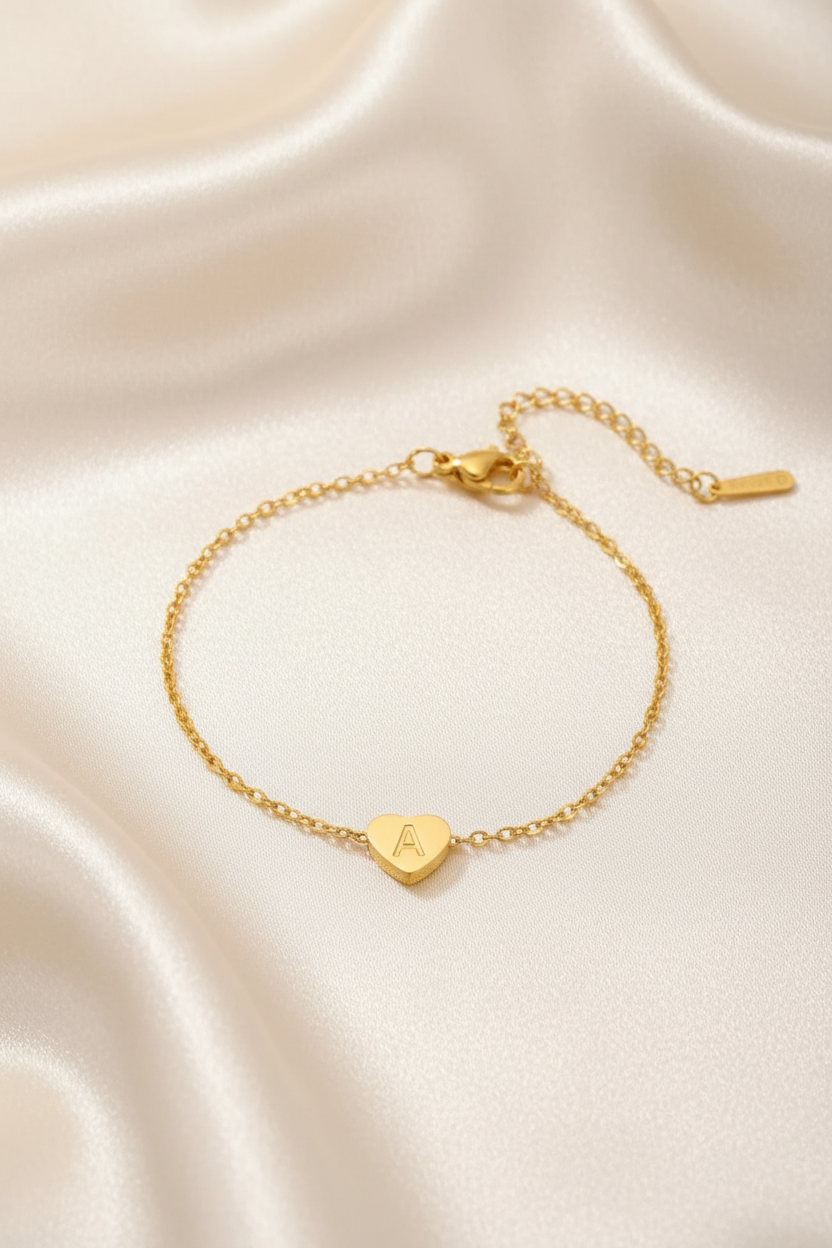 Personalised Bracelet on Silk